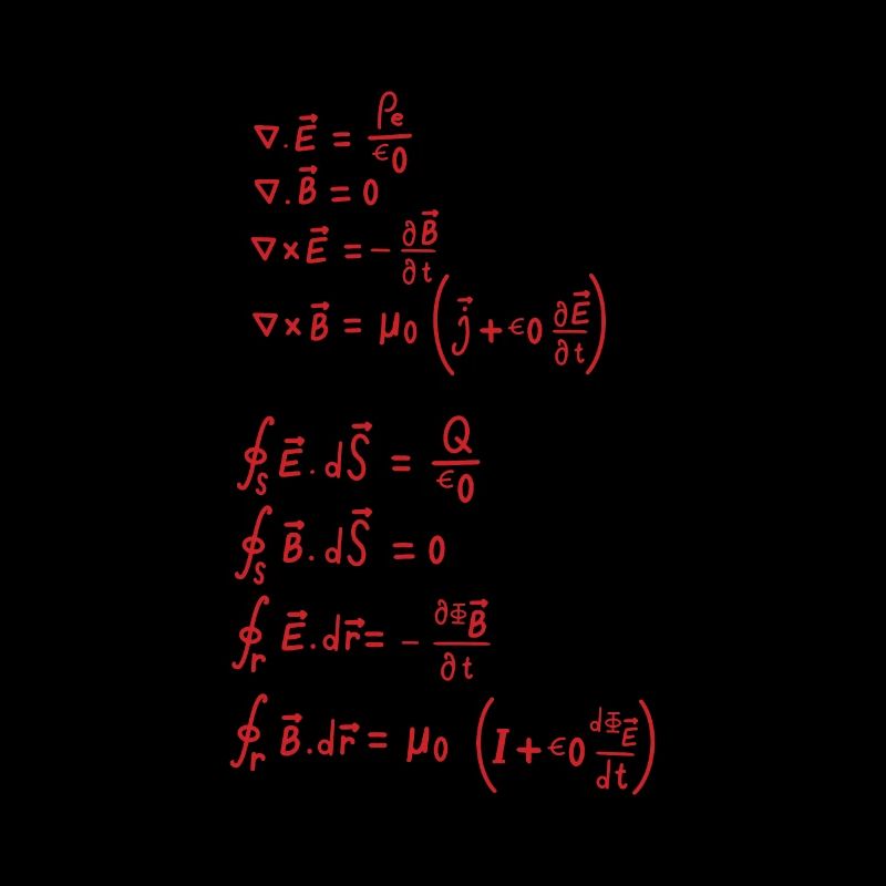 Math formula nerd Maxwell know-it-all