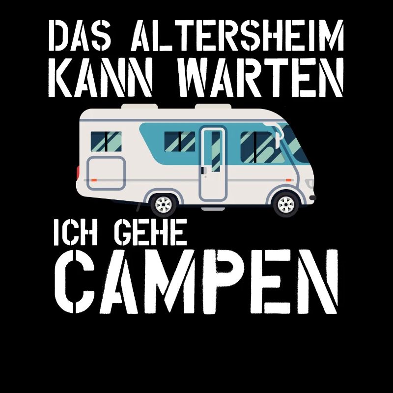 Camping Rentner Wohnmobil Geschenk Freizeit Hobby