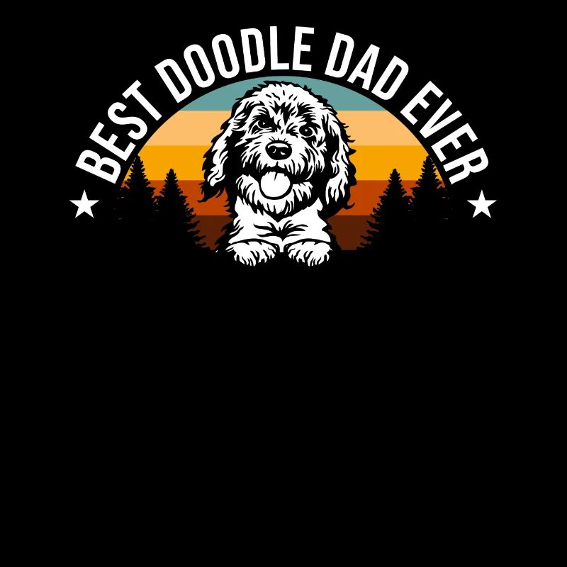 Bester Doodle Dad Ever Goldendoodle Hundeliebhaber