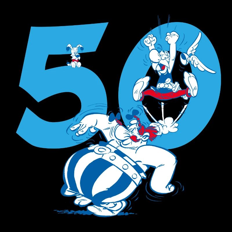 Asterix & Obelix 50. Geburtstag Design