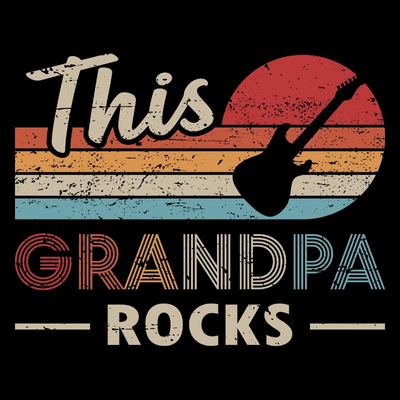 Gitarre Opa Rockt