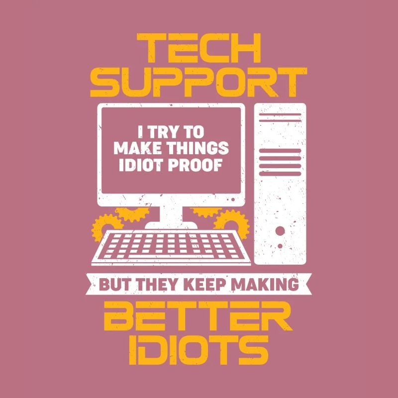 Computer PC Profession IT Support Staff Gift