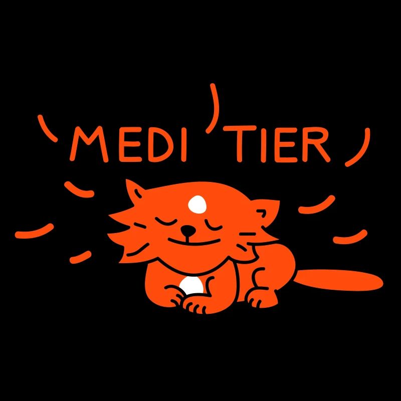 meditierende Katze