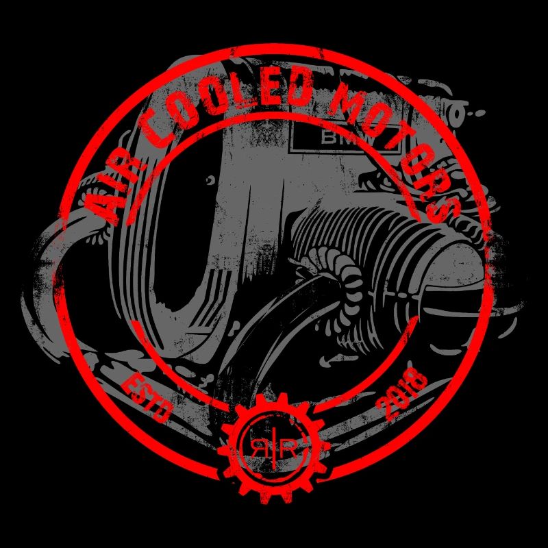 Boxer engine air cooled motor