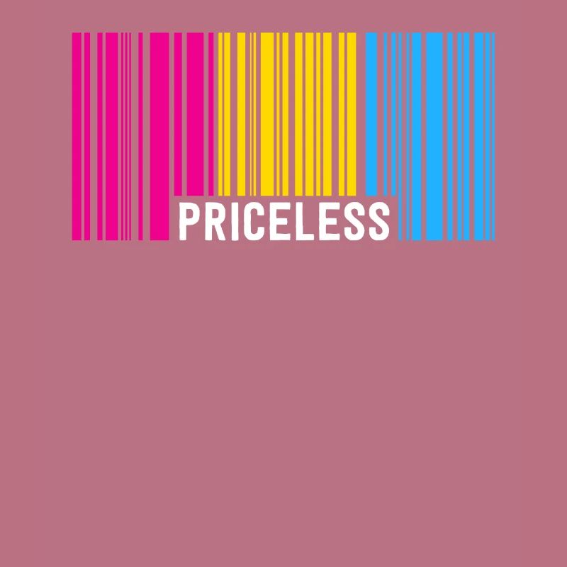 Inestimable Pansexual Pride Barcode Subtil Pan