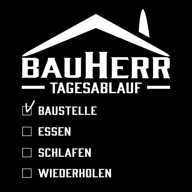 Bauherr Tagesablauf