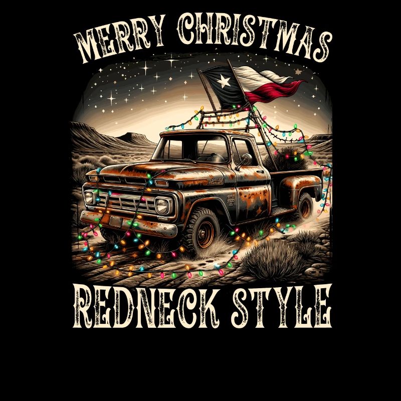 Joyeux Noël Redneck Style - Camionnette