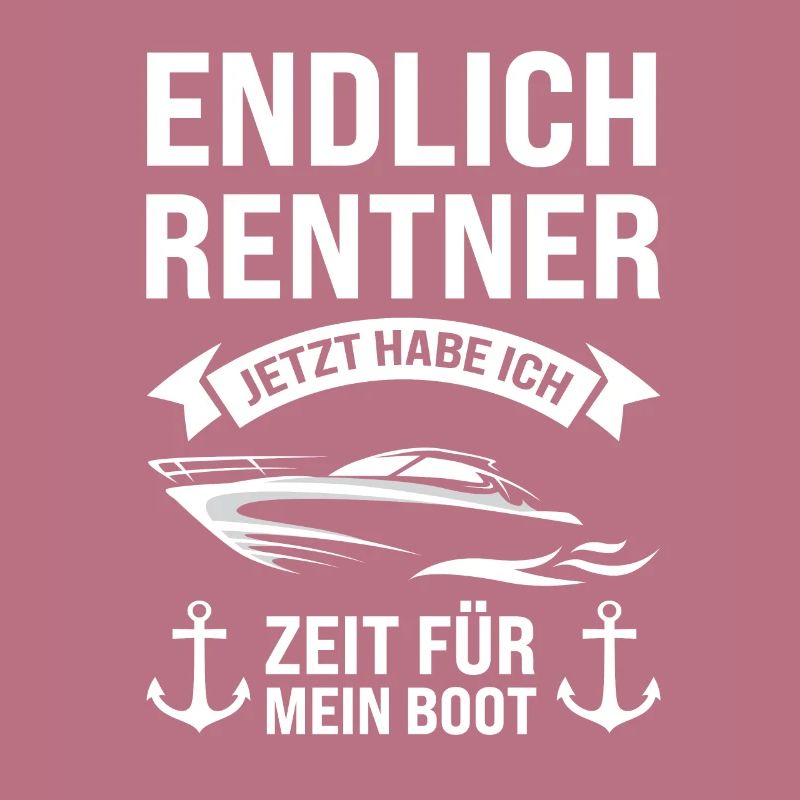 Boot Rentner Bootfahrer Geschenk