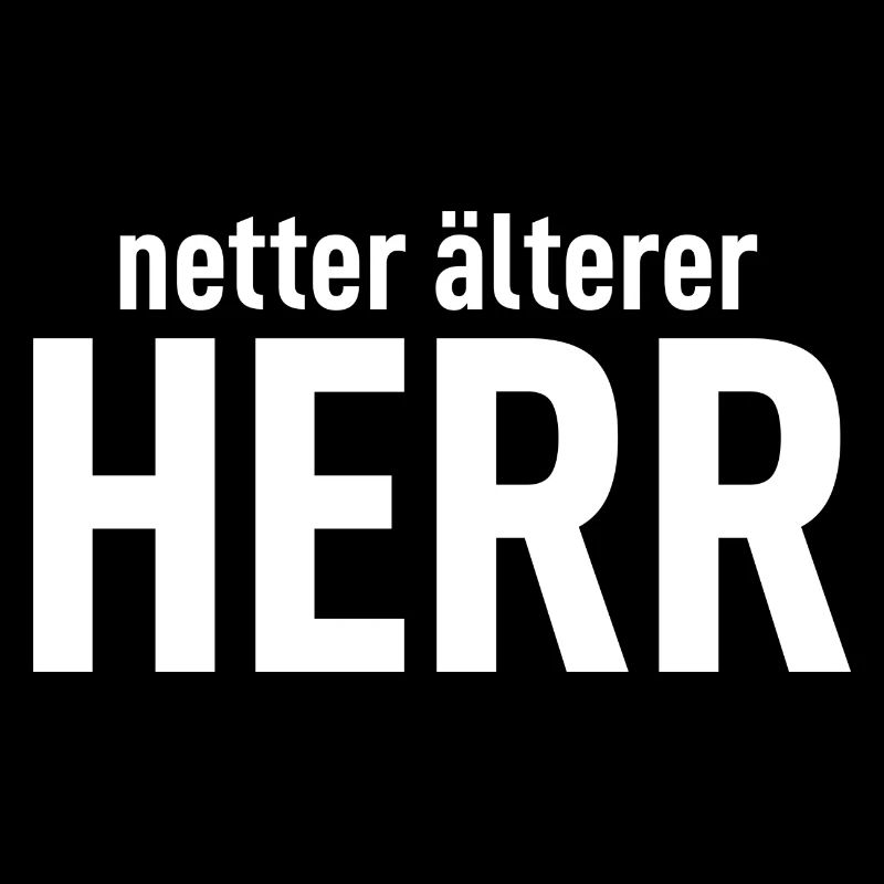 netter älterer Herr