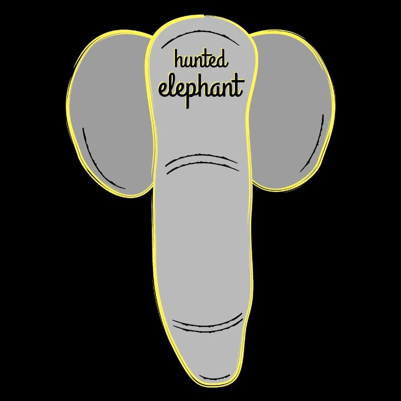 Lustiger Elefant oder großer Penis Design Shirt