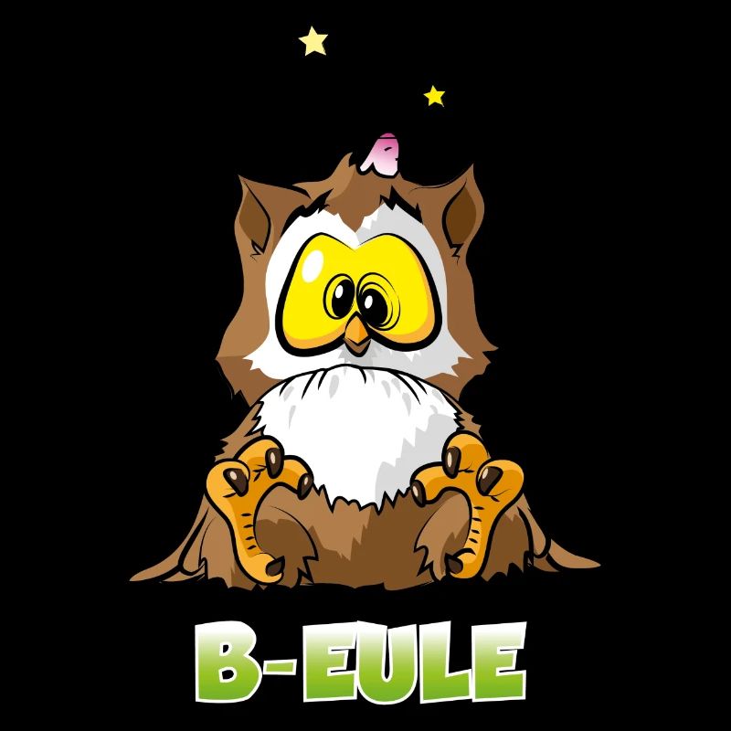 Käuzchen Uhu Eule mit Beule T-Shirt Tee