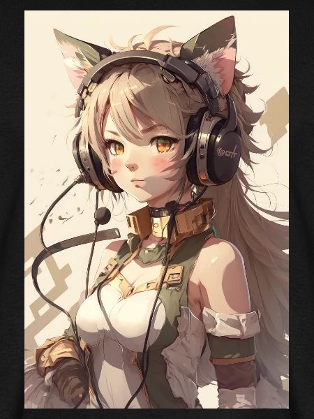 Anime Cat Girl Manga Otaku Waifu