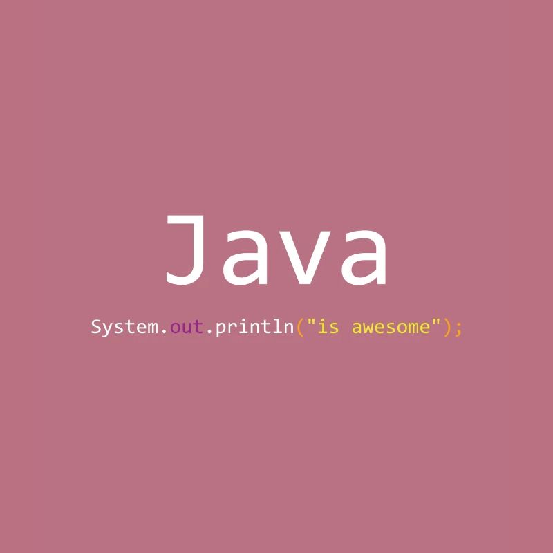 Java is awesome