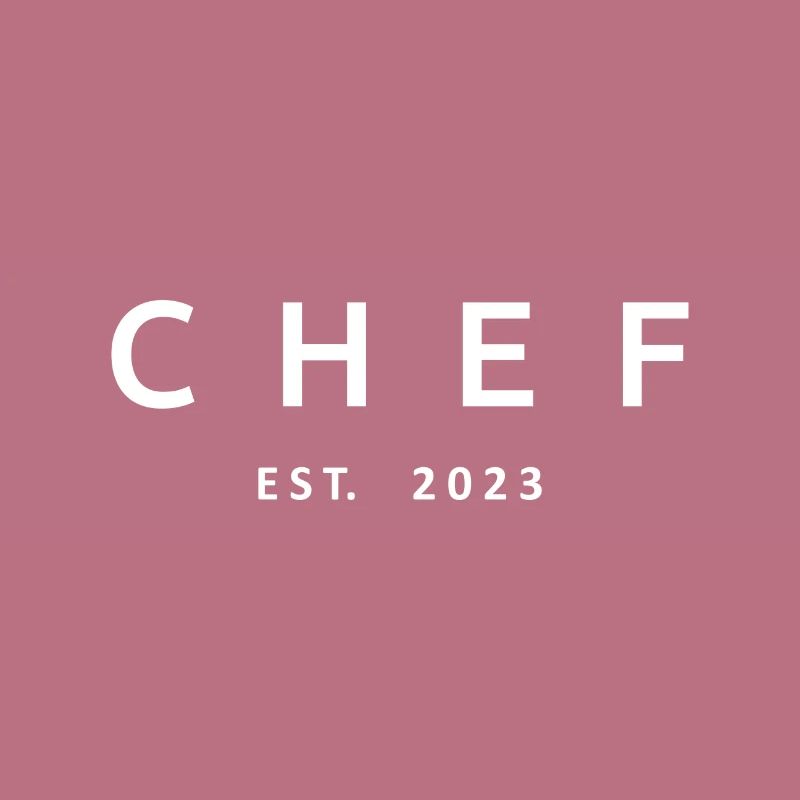 Chef Est. 2023 Graduated Chef Culinary Art Student