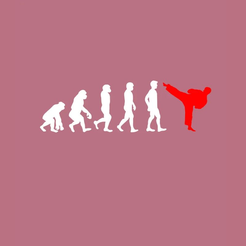 Karate Entwicklung - Evolution eines Karatekämpfer