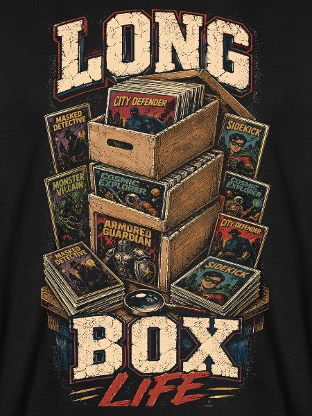 Comic Sammler Long Box Life