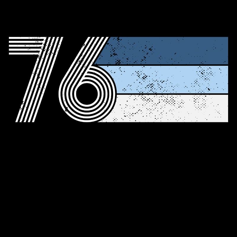 Vintage 1976 Geburtstag 76 RETRO