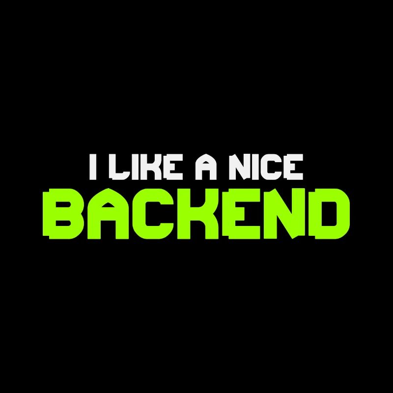 J’aime un bon programmeur de logiciel backend Nerd