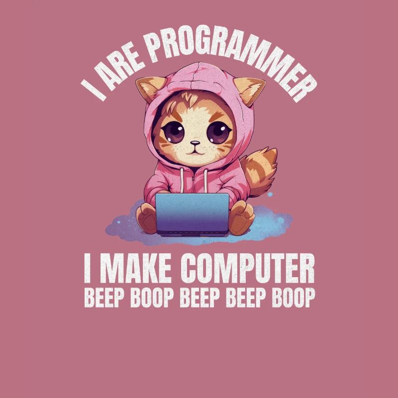 Ich bin Programmierer. Ich mache Computer Beep
