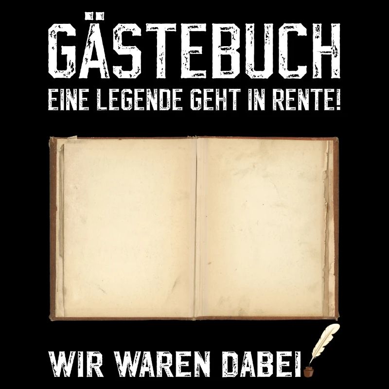 Gästebuch Ruhestand Rente Abschied Letzter Arbeits