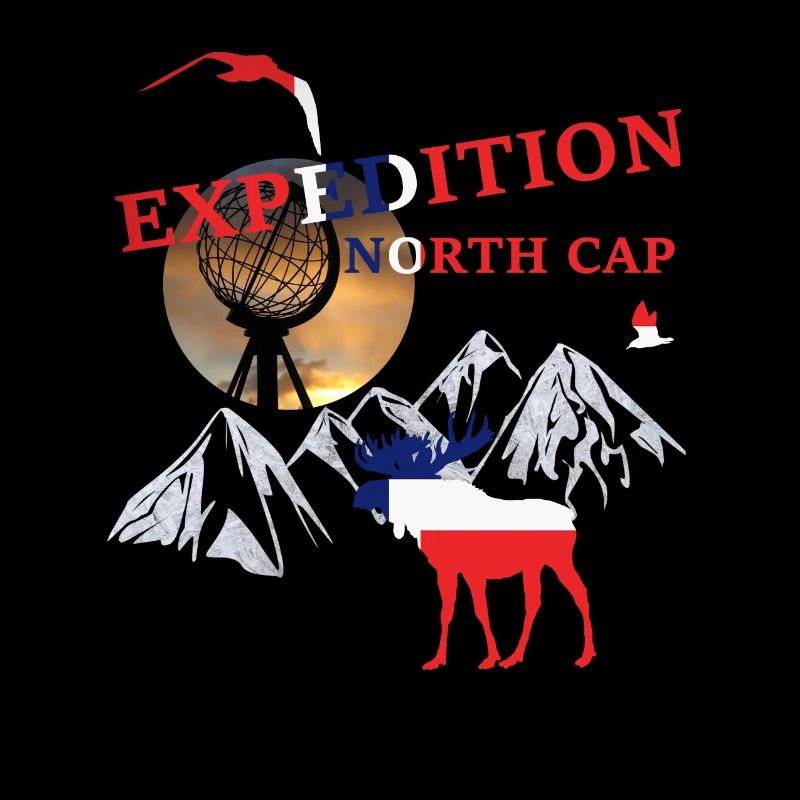 Wikström - Norwegen Expedition Nordkap Elch Berge