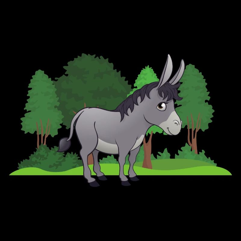 âne forêt cheval mulet amant animal