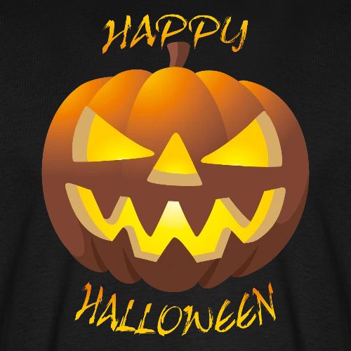 Happy Halloween Pumpkin - Männer Premium Bio T-Shirt