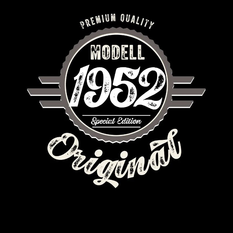 Modell 1952 Original Oldtimer Badge 70 Geburtstag