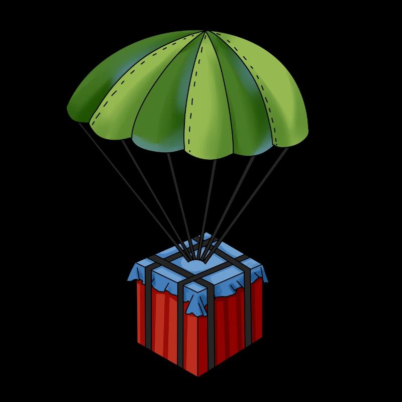 Battlegrounds PUBG parachute