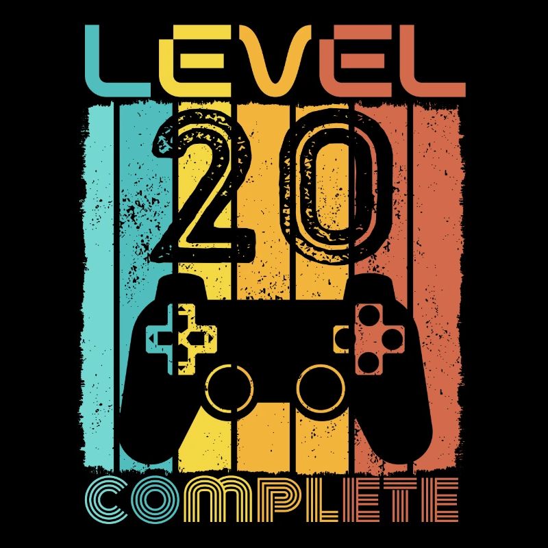 20 Jahre - 20. Geburtstag Level 20 Complete Design
