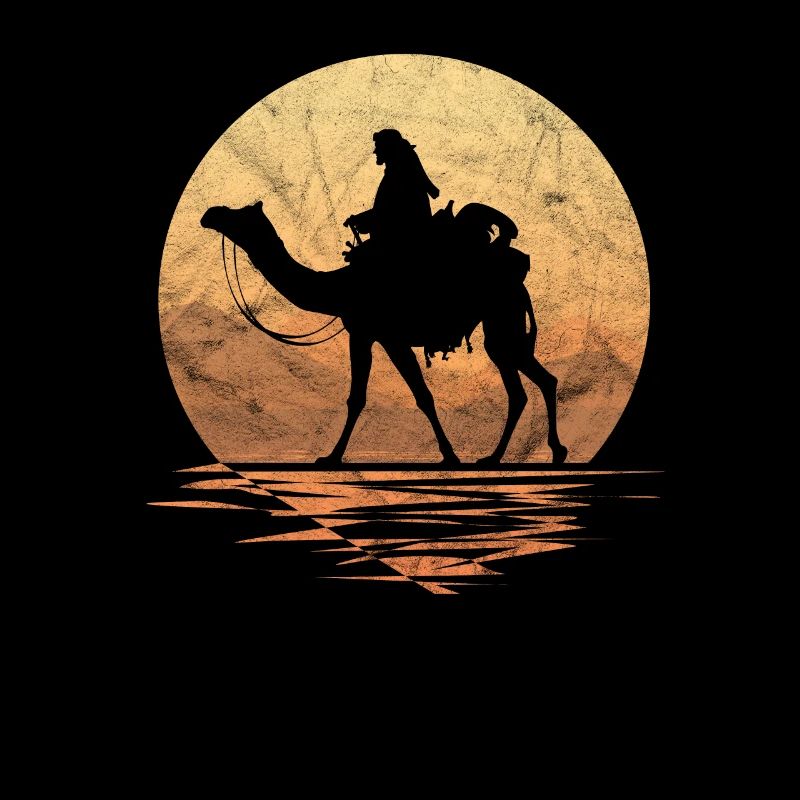 Beduine Wüste Sahara Kamel reiten arabisch Marokko