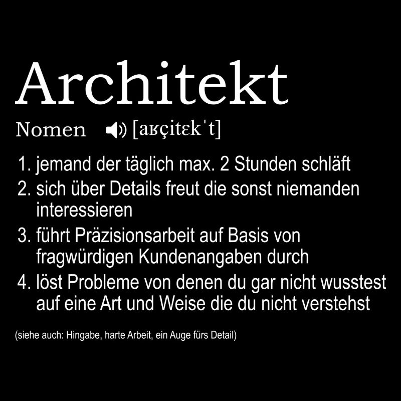 Architekt: Definition