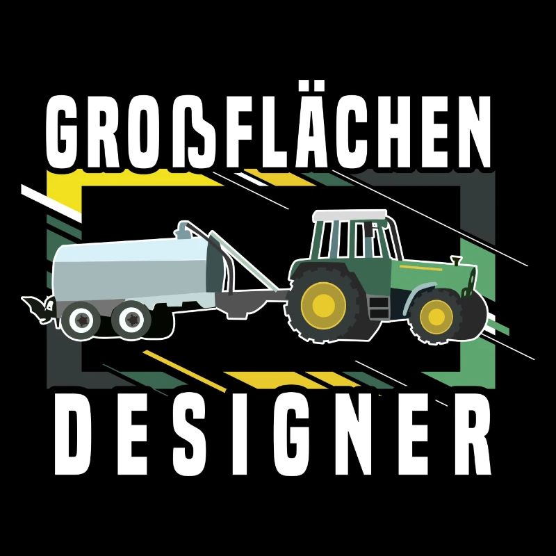 Großflächendesigner Traktorfahrer