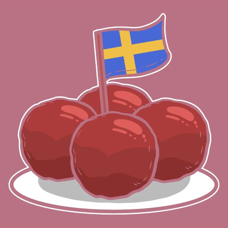 Schweden Schwedisch Fleischbällchen