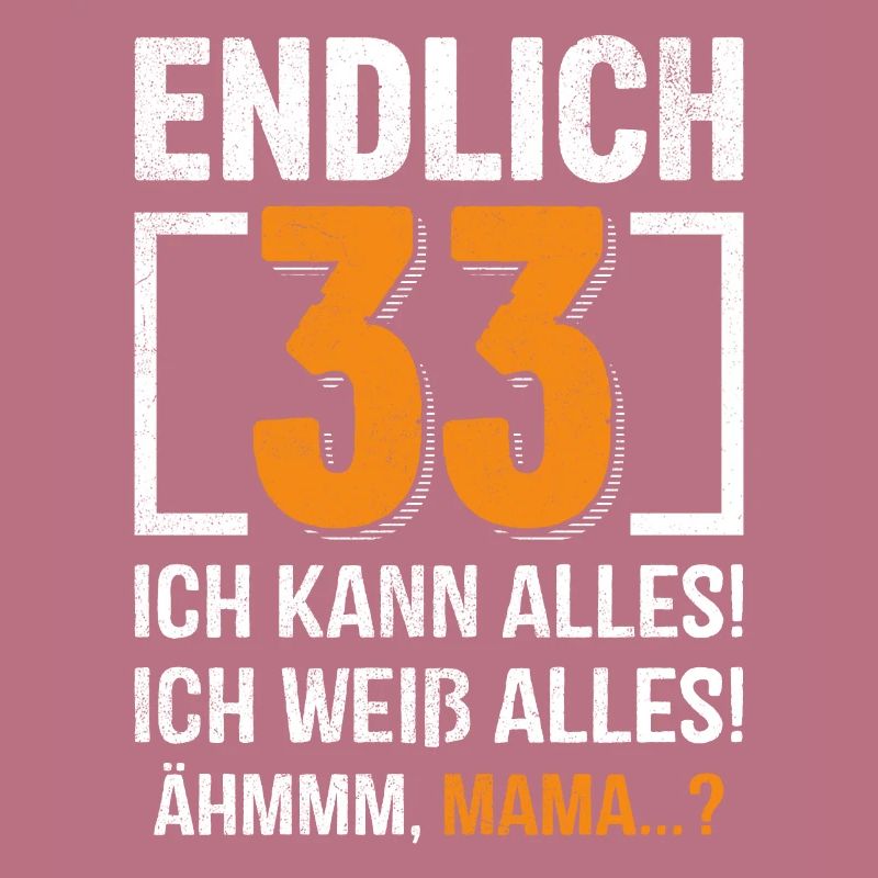 33 Birthday I can do everything I know everything
