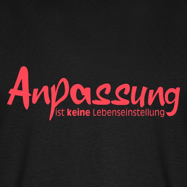 Anpassung rot