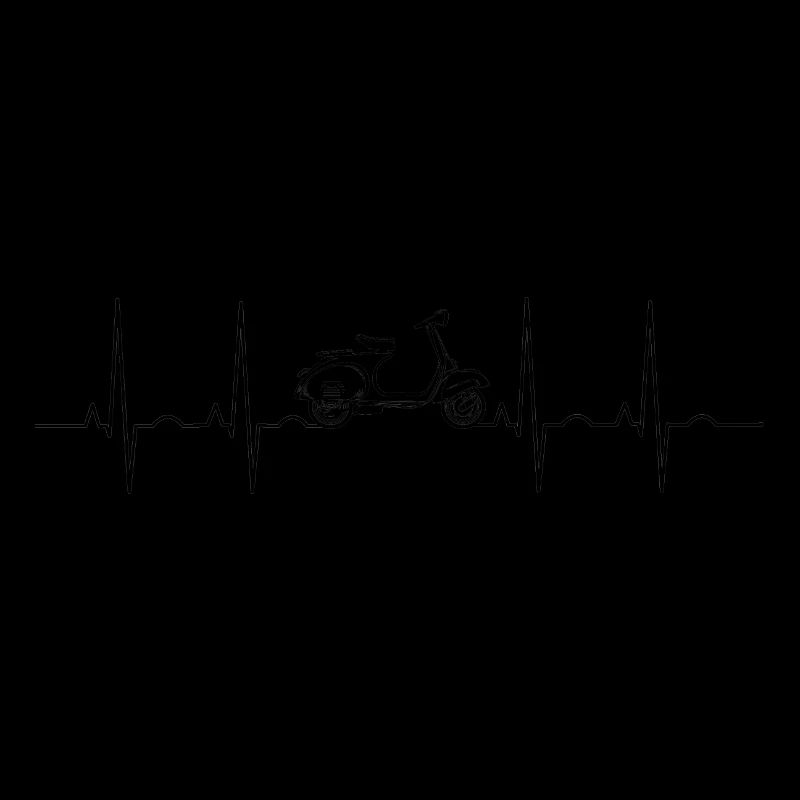 roller ekg Heartbeat classic scooter