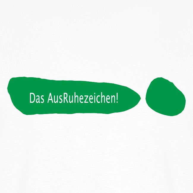 Ausruhezeichen neu grün