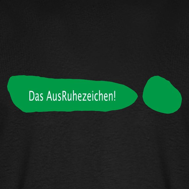 Ausruhezeichen neu grün