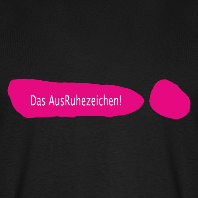 Ausruhezeichen pink