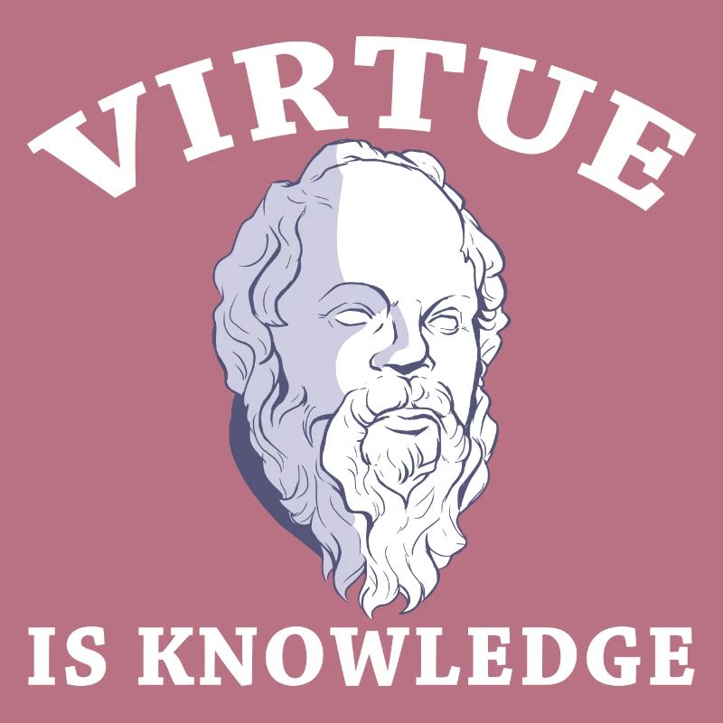 Virtue Is Knowledge Socrates Philosopher Bust