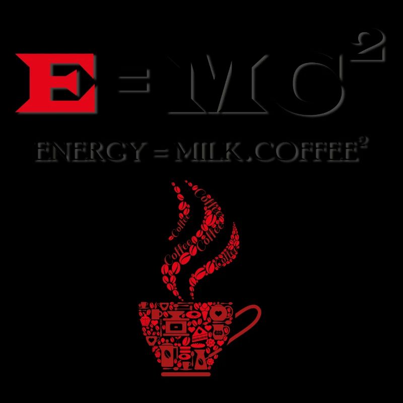 E = MC2 Energie-Lait-Café Science