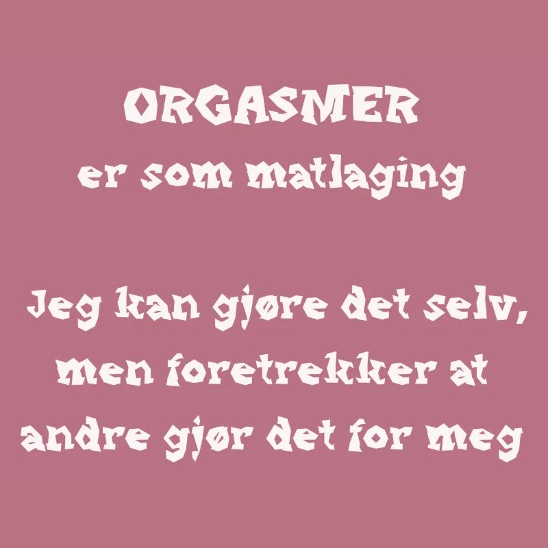 L'orgasme, c'est comme cuisiner