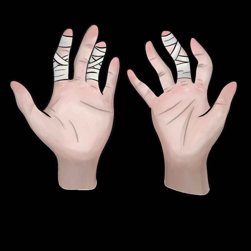 Climbing hands