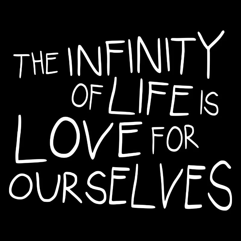 INFINITY 09 words white