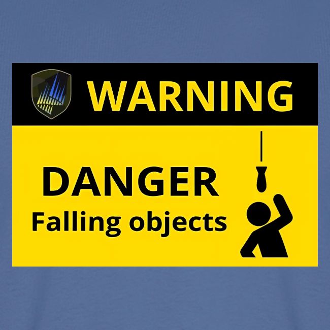 Danger falling objects