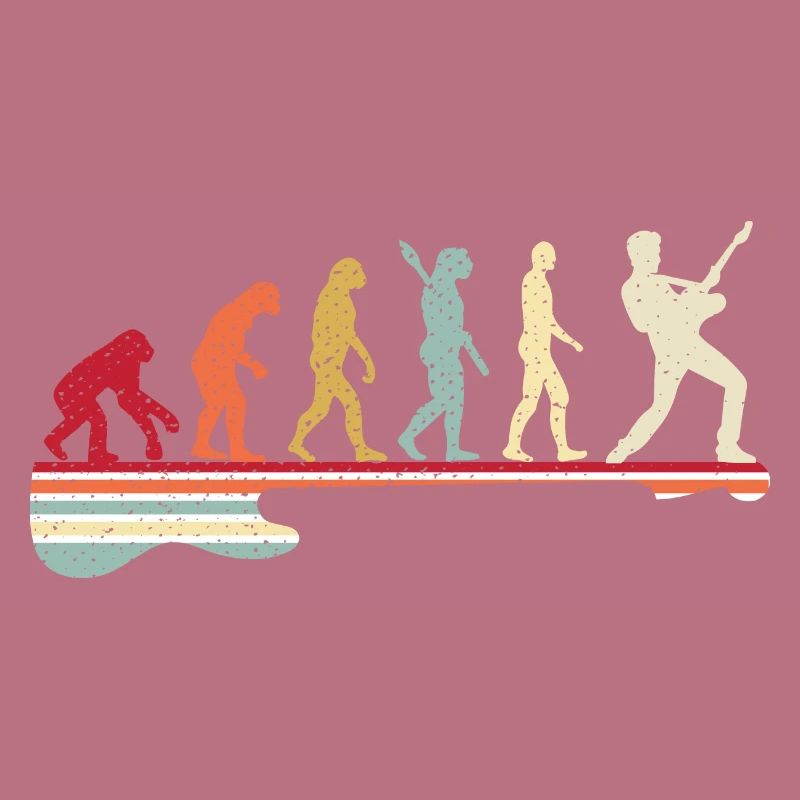 Evolution au guitariste, j’aime les notes et la musique