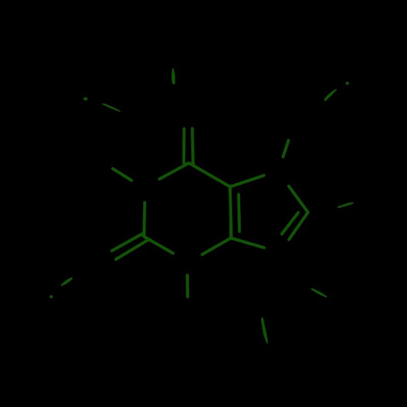 Molécule de caféine