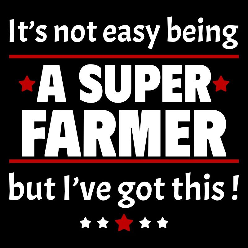 Not easy to be a super farmer!