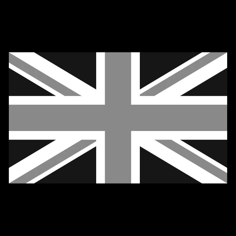 Drapeau gris de la Grande-Bretagne